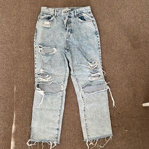 light washed pacsun straight leg jeans